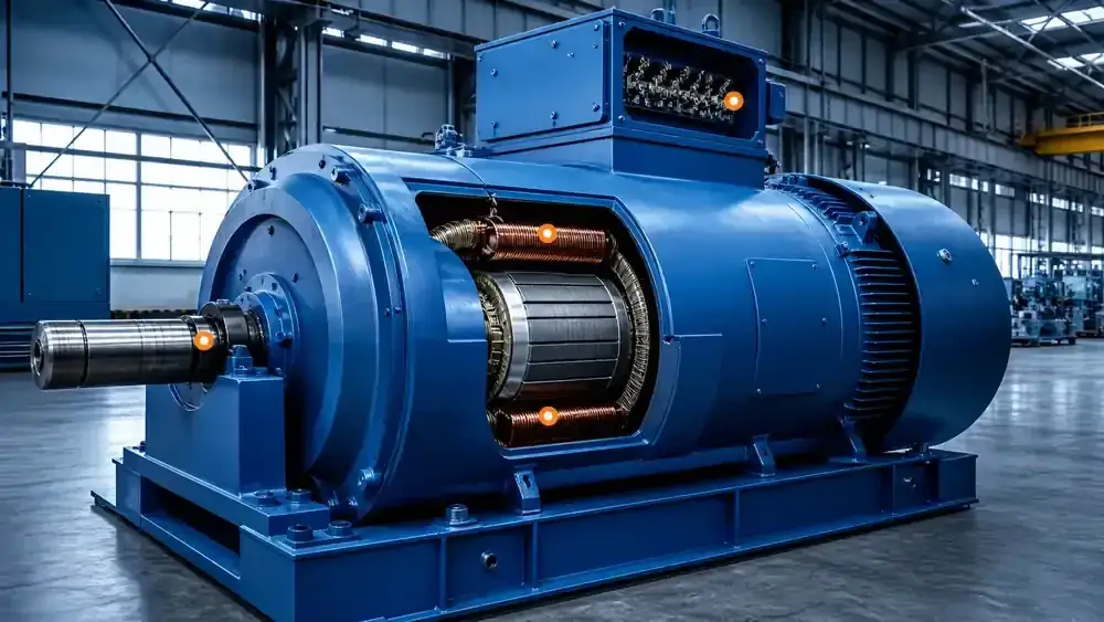 Industrial motor temperature monitoring application